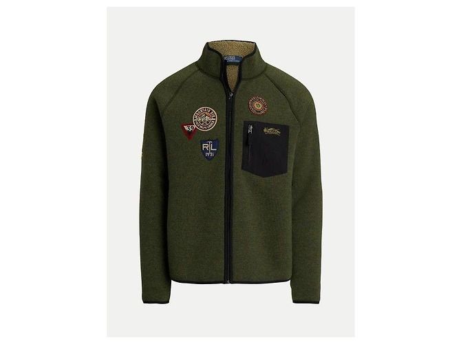Ralph Lauren Fleece Jacket Green - view 4