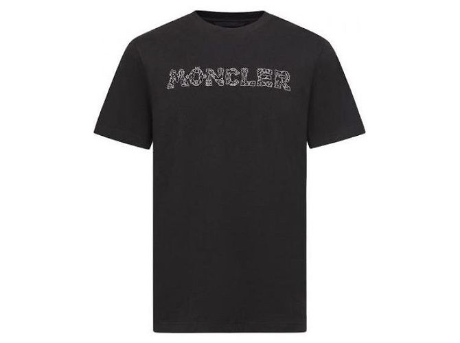 Moncler Logo T-Shirt Schwarz - Ansicht 4
