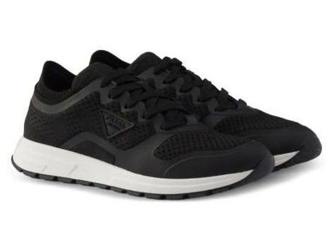 Prada Baskets en maille Noir - vue 5