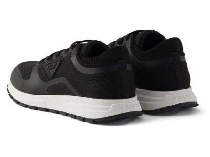 Prada Baskets en maille Noir - vue 6