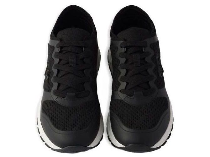 Prada Baskets en maille Noir - vue 7