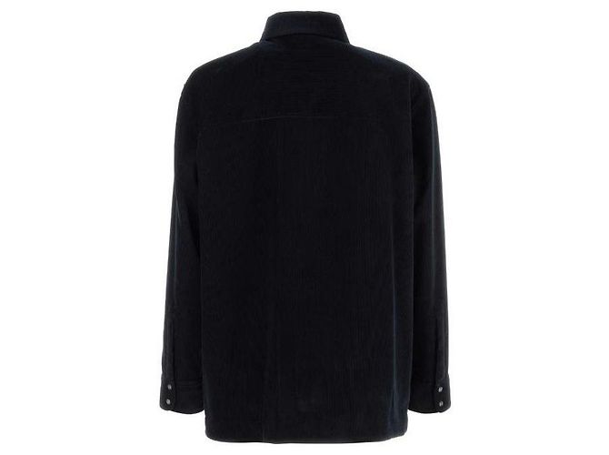 Fendi Giacca blouson in velluto a coste Blu - vista 5