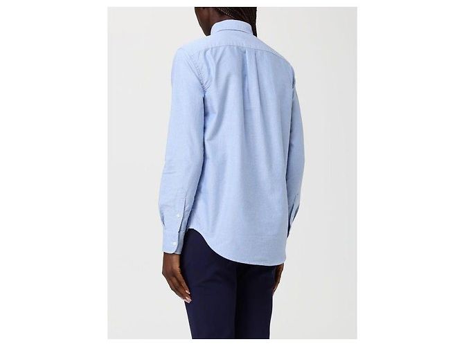 Ralph Lauren Camisa de algodón Classic Fit Azul - vista 5