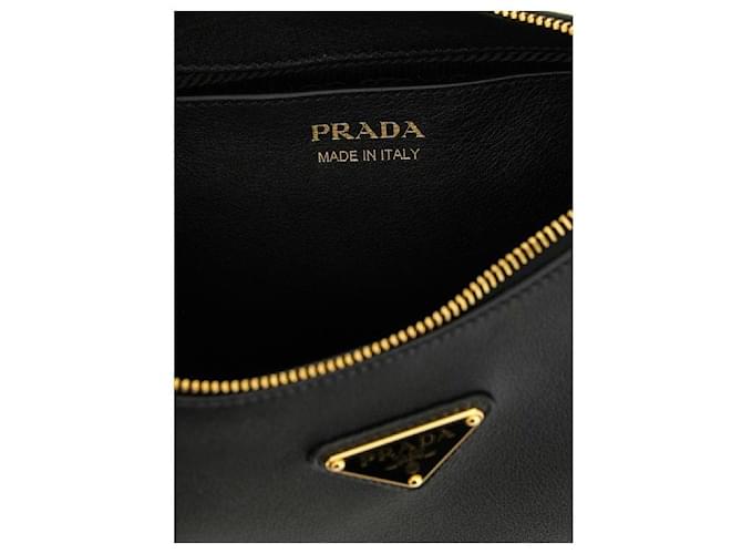 Prada Borsa a tracolla in pelle Nero - vista 7