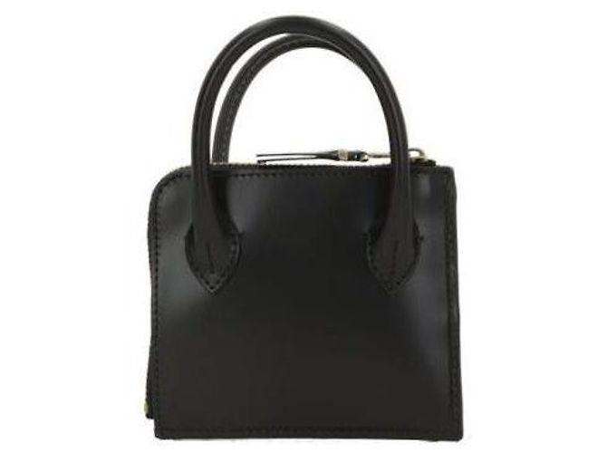 Comme Des Garcons Classic Handle Small Square Wallet Black - view 6