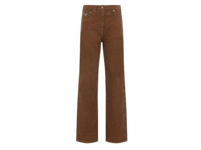 Prada Wide Leg Corduroy Hose - Ansicht 5