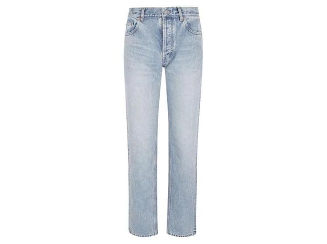 Saint Laurent Jeans rectos South Blue Azul - vista 4