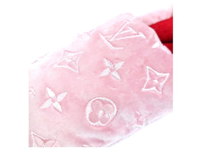Louis Vuitton Pantofole Monogram Dreamy Rosa - vista 4