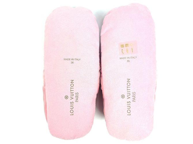 Louis Vuitton Pantofole Monogram Dreamy Rosa - vista 5