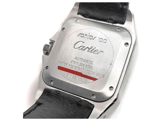 Cartier Relógio Santos em aço (Medium) Prata - vista 5