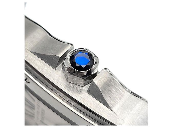 Cartier Relógio Santos em aço (Medium) Prata - vista 6