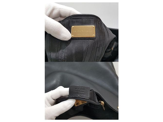 Salvatore Ferragamo Borsa a tracolla in pelle nera Nero - vista 10
