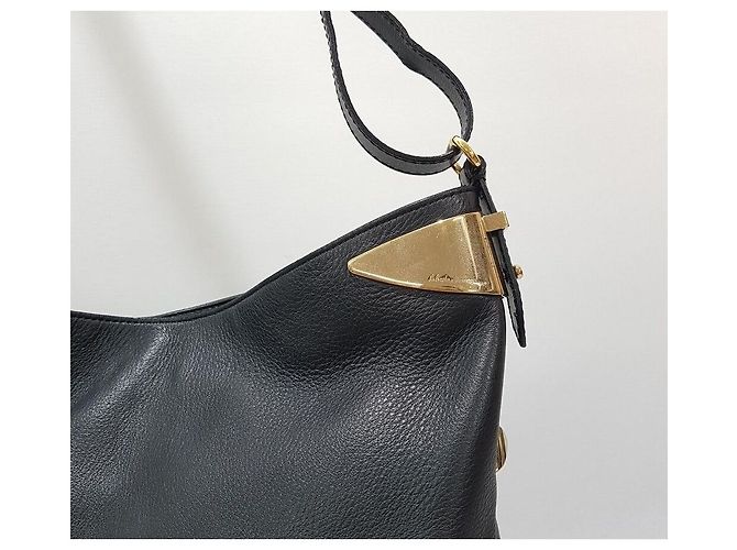 Salvatore Ferragamo Borsa a tracolla in pelle nera Nero - vista 3