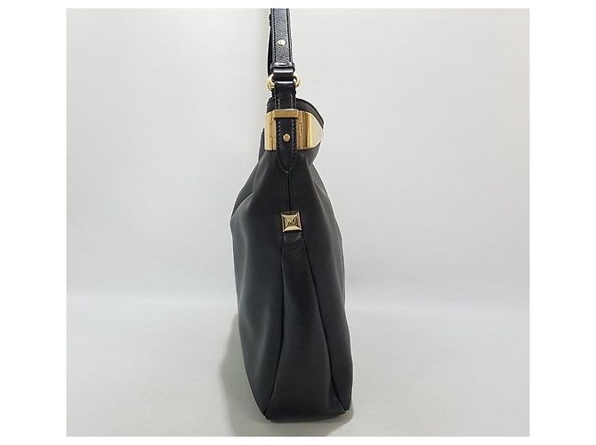 Salvatore Ferragamo Borsa a tracolla in pelle nera Nero - vista 4