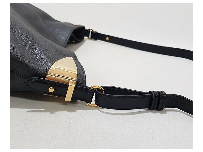 Salvatore Ferragamo Borsa a tracolla in pelle nera Nero - vista 6