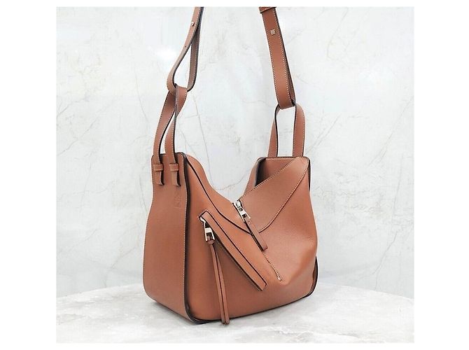 Loewe Piccola borsa Hammock in pelle di vitello classica Rosso - vista 2