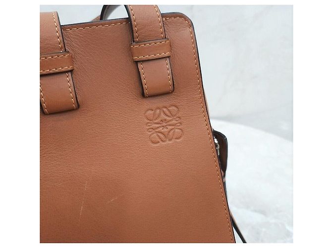 Loewe Piccola borsa Hammock in pelle di vitello classica Rosso - vista 4