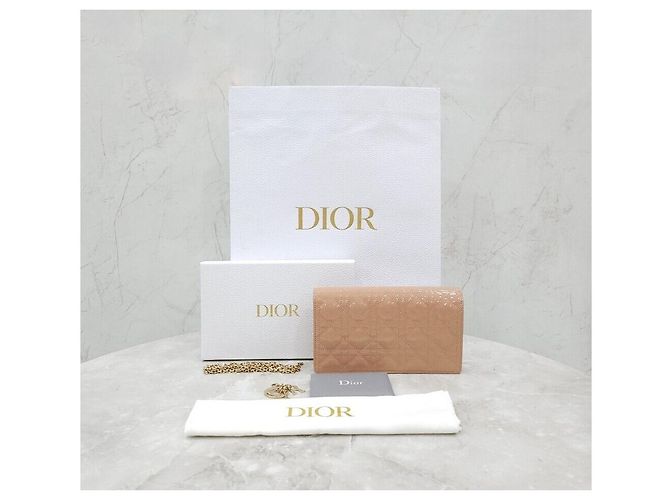 Dior Patent Cannage Lady Chain Schultertasche Orange - Ansicht 9