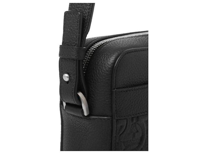 Salvatore Ferragamo Borsa a tracolla Gancio Embossed Nero - vista 10