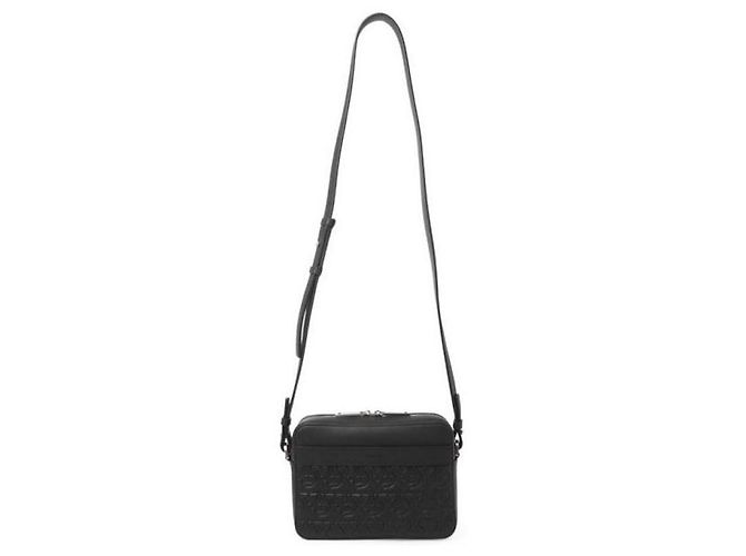 Salvatore Ferragamo Borsa a tracolla Gancio Embossed Nero - vista 4