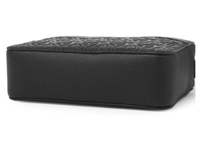 Salvatore Ferragamo Borsa a tracolla Gancio Embossed Nero - vista 8