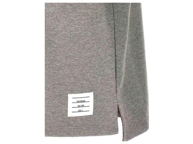 Thom Browne Camiseta oversized de algodão com bolso - vista 6