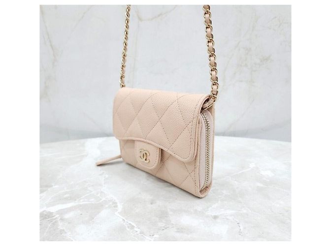 Chanel Mini Borsa Portacarte in Caviar Classico Multicolore - vista 2
