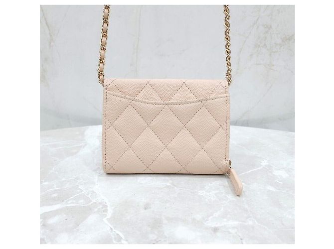 Chanel Mini Borsa Portacarte in Caviar Classico Multicolore - vista 3