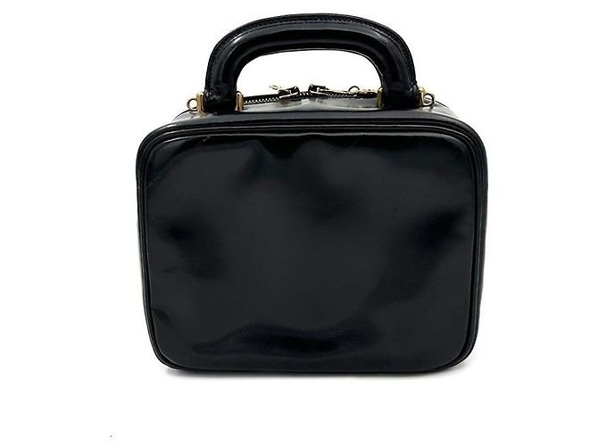 Chanel Borsa a tracolla vanity in pelle Nero - vista 4