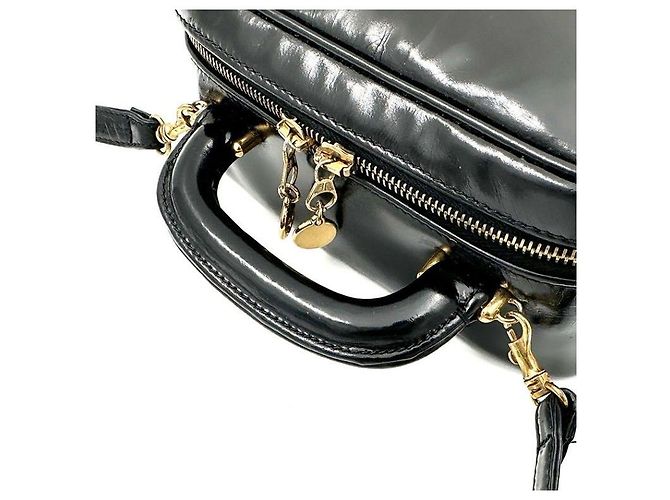 Chanel Borsa a tracolla vanity in pelle Nero - vista 6