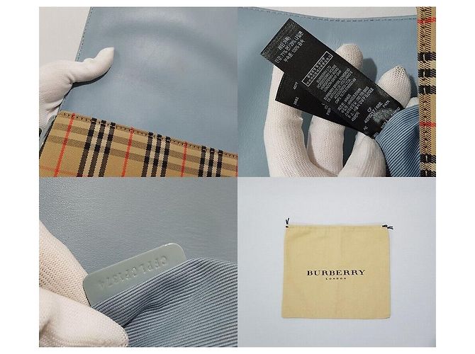 Burberry Borsa a tracolla con catena e motivo a quadri - vista 10