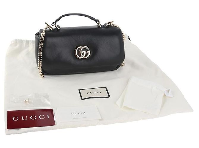 Gucci Borsa a mano con manico superiore e tracolla a catena GG Milano - vista 8