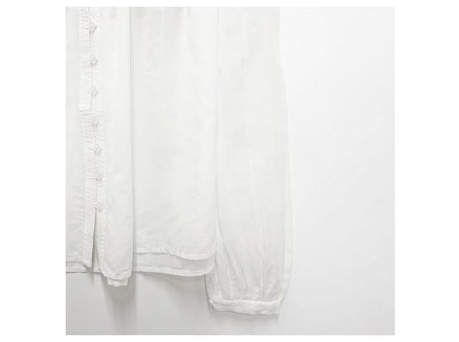 Isabel Marant Blusa plisada CHRISTA Blanco - vista 5