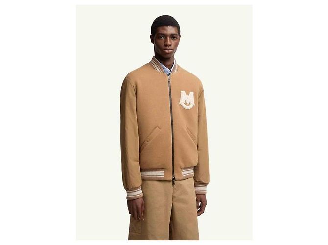Moncler Reversible Down Bomber Jacket Orange - view 5