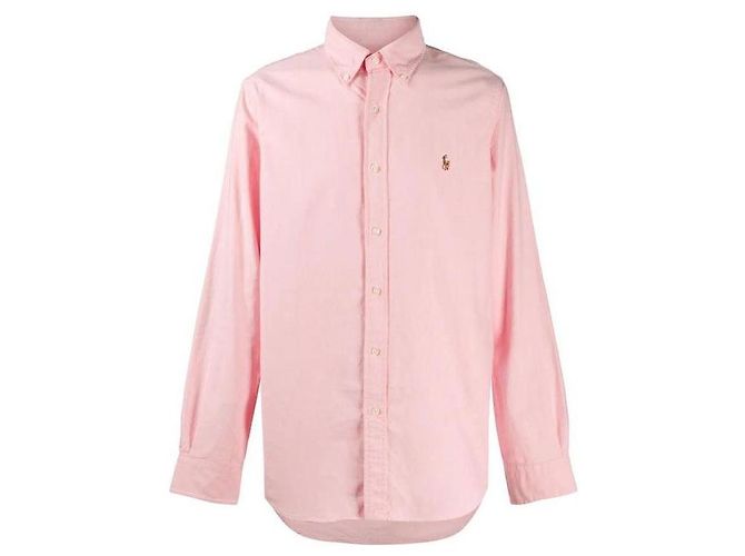 Ralph Lauren Oxford-Hemd mit gesticktem Color Pony Logo Pink - Ansicht 4