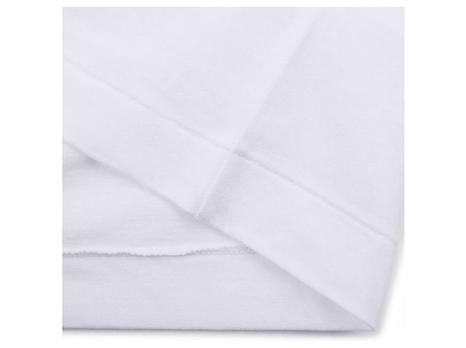 Comme Des Garcons T-Shirt mit Rundhalsausschnitt, kurzen Ärmeln und kleinem roten Herz-Patch - Ansicht 7