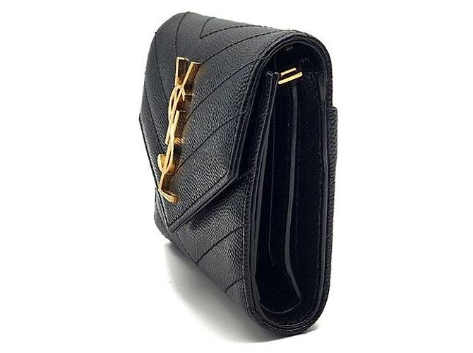 Saint Laurent Portafoglio Monogram Nero - vista 2