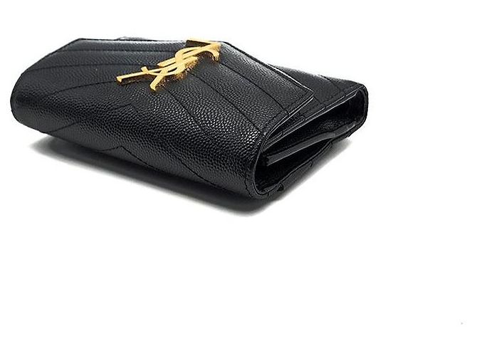 Saint Laurent Portafoglio Monogram Nero - vista 4
