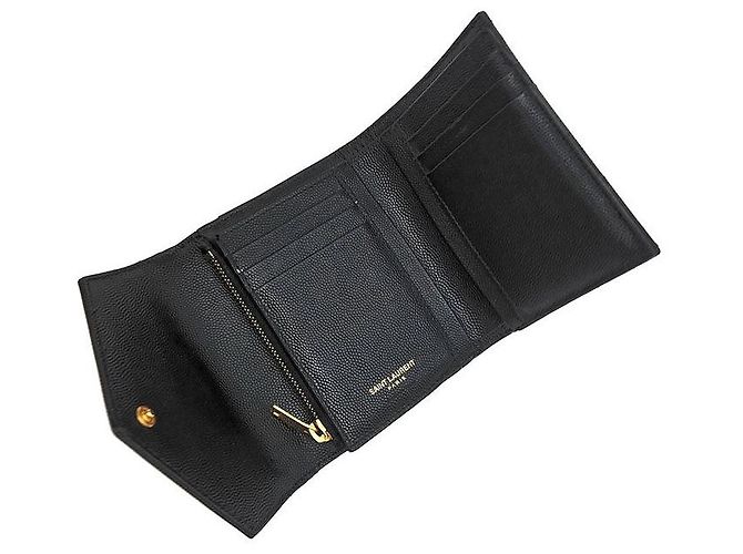Saint Laurent Portafoglio Monogram Nero - vista 6