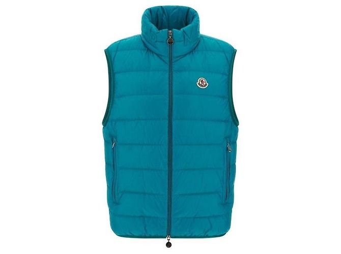 Moncler Down Vest Blue - view 4