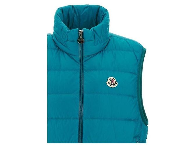 Moncler Down Vest Blue - view 6