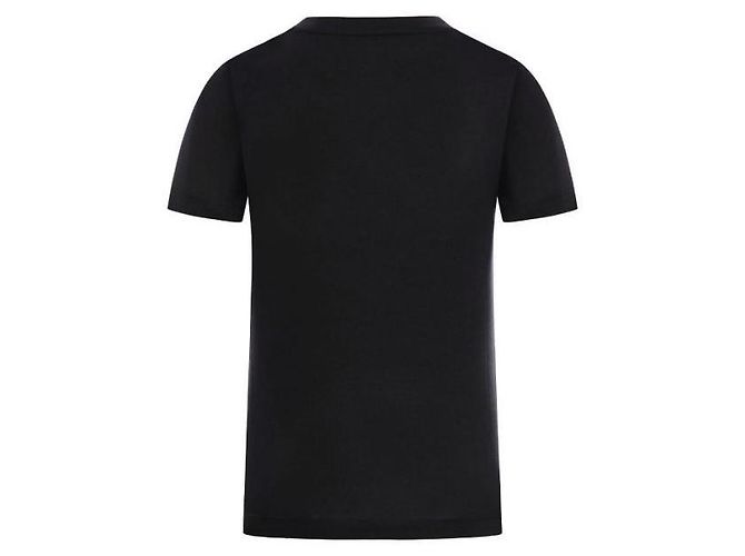 Moncler T-Shirt mit Crystal-Logo Schwarz - Ansicht 4