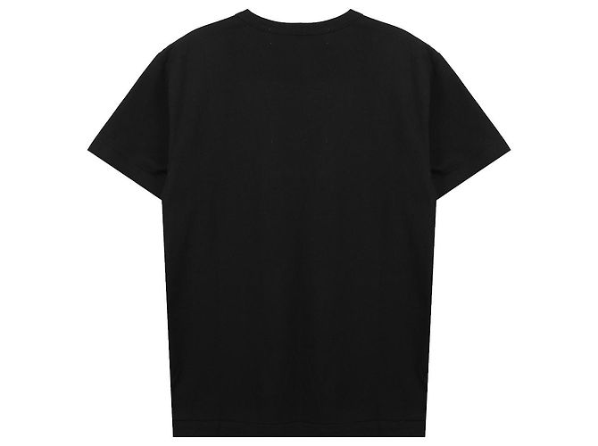 Comme Des Garcons Play Double Heart T-Shirt Schwarz - Ansicht 4