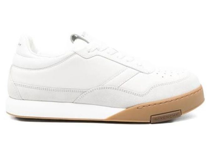 Givenchy Sneakers Yard in pelle e scamosciato con logo Bianco - vista 4