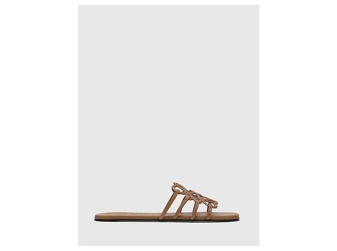 Loewe Petal Anagram Slide aus weichem Kalbsleder - Ansicht 4