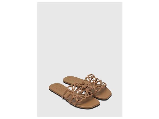 Loewe Petal Anagram Slide aus weichem Kalbsleder - Ansicht 5