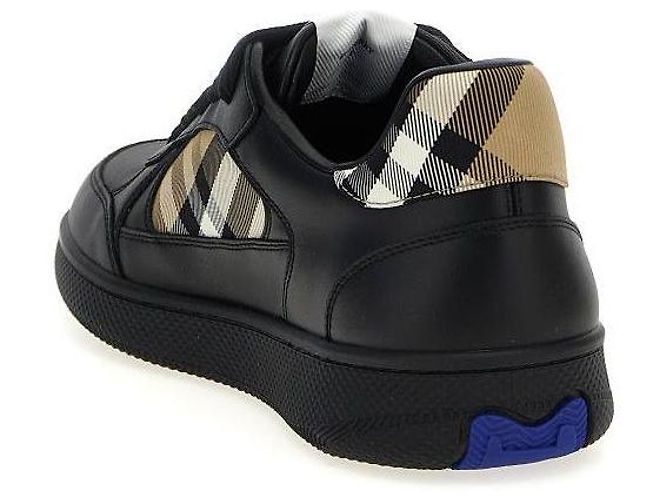 Burberry Leather Check Terrace Sneakers Braun - Ansicht 6