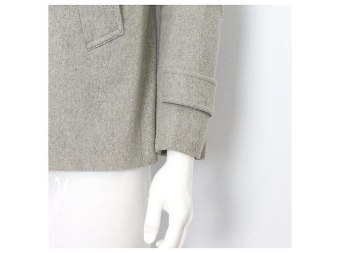 Thom Browne Giacca doppia da uomo in lana e cashmere grigio Marrone - vista 3