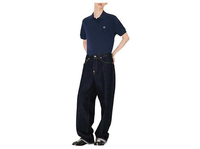 Kenzo Slim Polohemd aus Baumwolle mit Blumenmuster - Ansicht 6