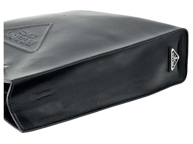 Prada Borsa Tote e Borsa a Tracolla con Logo Nero - vista 4